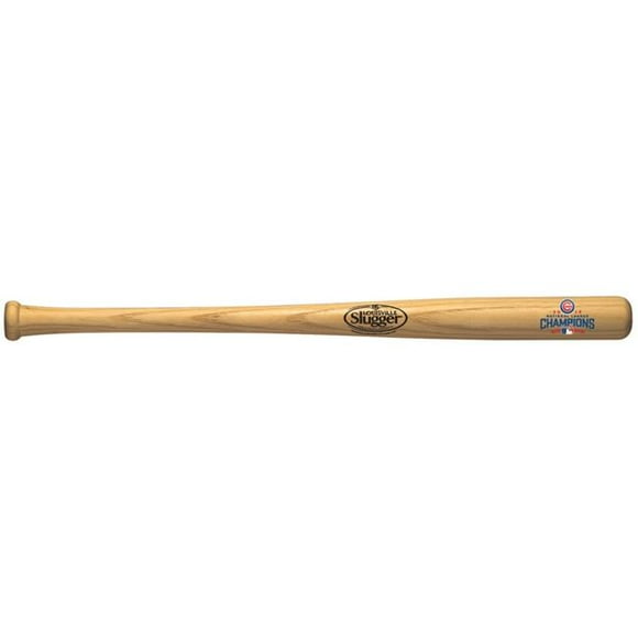 Chicago Cubs Bat - 18 in. - Natural with Logo - 2016 World Series Champs