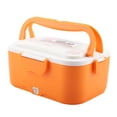 thumbnail image 3 of 1.5L Portable 220V Car Electric Heating Lunch Box Bento Food Warmer Container Orange, 3 of 8