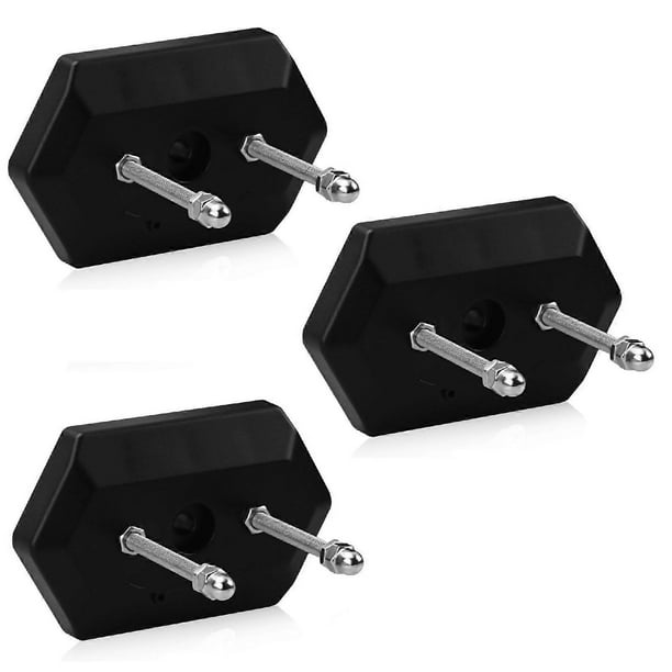 Paquete de 3 soportes de pared para patinetas, colgadores para patinetas para exhibición y almacenamiento de tablas de skate.
