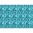 thumbnail image 1 of Ahgly Company Indoor Rectangle Patterned Dark Cyan Green Area Rugs, 2' x 4', 1 of 6