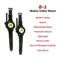 thumbnail image 2 of SpyX / Spy Wrist Talkies. 8-1 Multifunctional Walkie Talkies Toy Spy Watch for Kids. Hands-Free Two-Way Radio Spy Gadget Watch for Junior Secret Agent / Ninja Spy. 2-Pack, 2 of 8