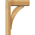 thumbnail image 3 of Ekena Millwork 6"W x 18"D x 26"H Thorton Block Rough Sawn Bracket w/ Offset Brace, Western Red Cedar, 3 of 25