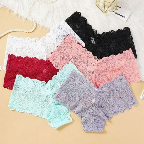 New Lace Transparent Panties Women Briefs Low Waist Soft Lingerie Comfortable Female Underwear Girls Intimates Panties