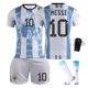 thumbnail image 1 of MIA MI Messi Camiseta No10 Football Shirt Boy Kid T-Shirt Set Adult Sportswear Girl Sports Suit Protective Clothing Cosplay Kit E1, 1 of 5