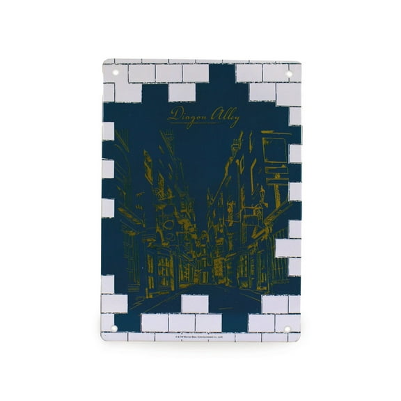 Harry Potter Diagon Alley 8.25" x 6"  Tin Sign