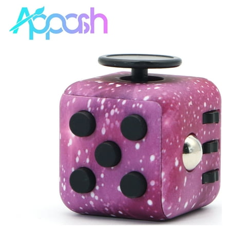 Appash Fidget Cube Stress Anxiety Pressure Relieving Toy Great for Adults and Children[Gift Idea][Relaxing Toy][Stress Reliever][Soft Material]