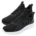 thumbnail image 5 of PEASKJP Sneakers Slip On Shoes for Men Mesh Breathable Lightweight Non Slip Comfort Gym Shoes Walking Shoes Black 45, 5 of 5