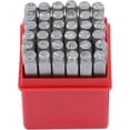 thumbnail image 1 of Personalización de calidad profesional: juego de punzones metálicos de 36 piezas de 6 mm, mejore su artesanía, 1 of 6