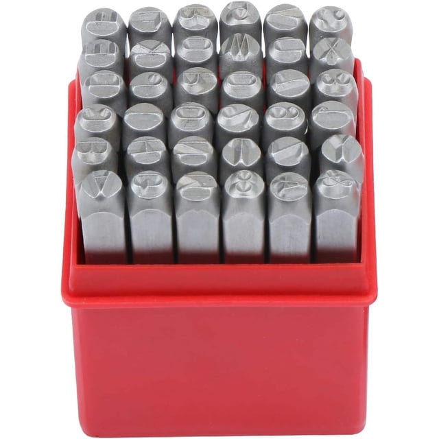 Personalización de calidad profesional: juego de punzones metálicos de 36 piezas de 6 mm, mejore su artesanía