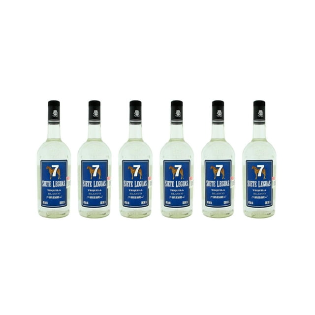 Pack de 6 Tequila 7 Leguas Blanco 1 L