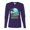 thumbnail image 2 of Tarpon Extreme Womens Graphic Long Sleeve T-Shirt, Purple, X-Large, 2 of 3