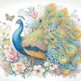 thumbnail image 1 of 5D DIY Con Forma Especial Parcial Pavo Real 30x30cm, 1 of 9