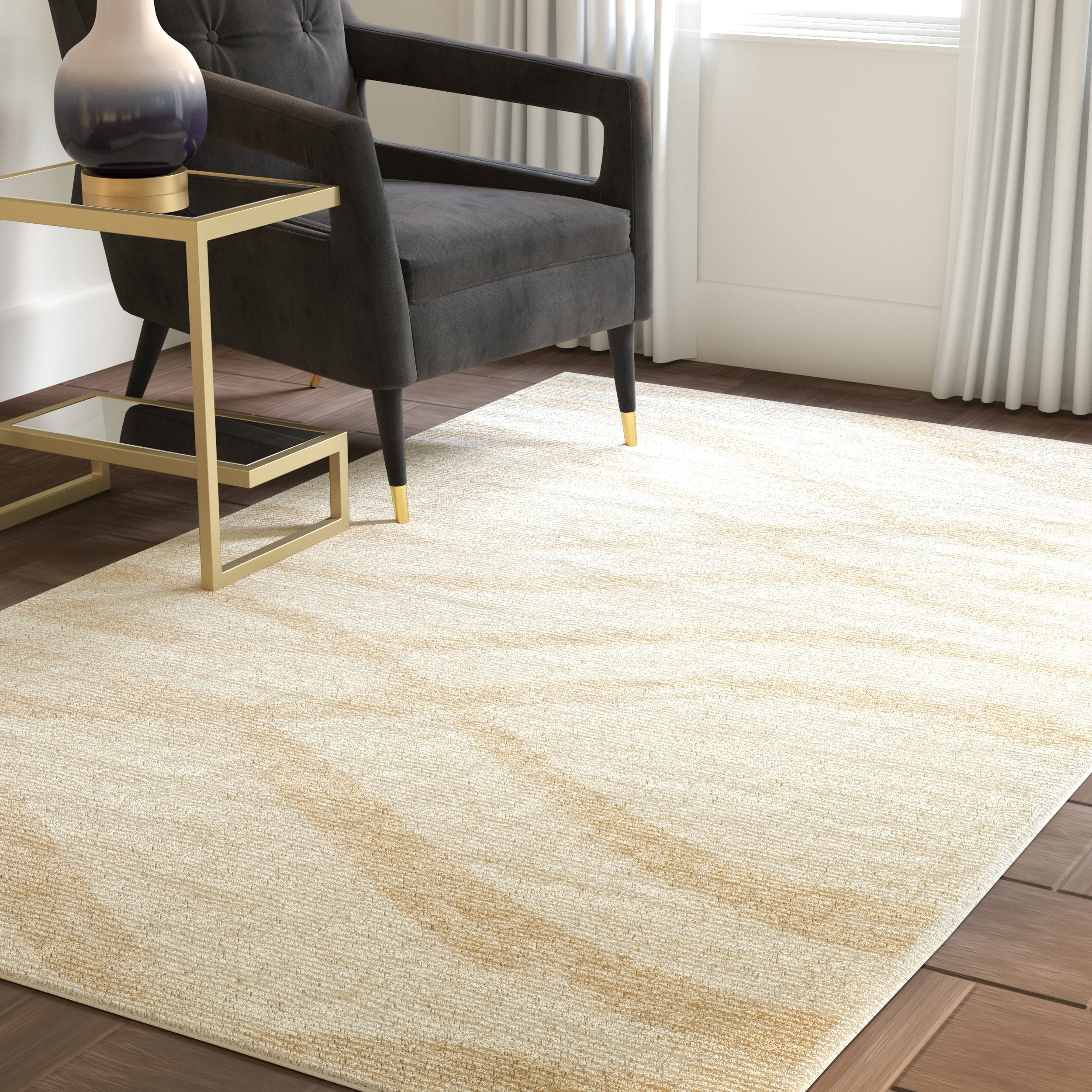 Safavieh Adirondack Isidor Geometric Swirls Area Rug, Cream/Champagne, 6' x 8'