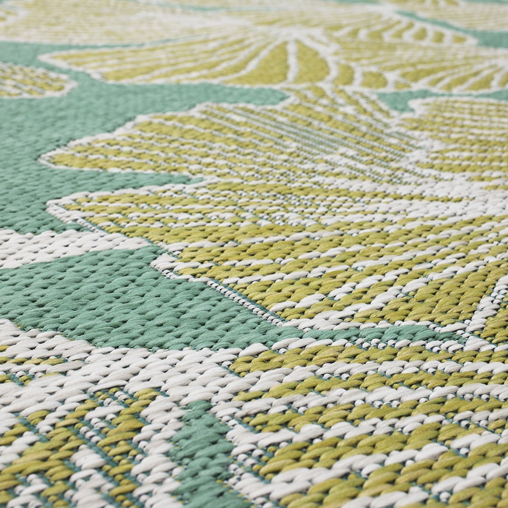 Mohawk Home Jade Butterfly Outdoor Area Rug, Lime Green, 10' x 13'