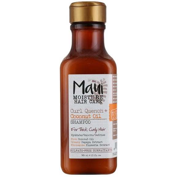 Maui Moisture Curl Quench Coconut Oil Shampoo 13 oz (Pack of 3)