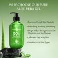 thumbnail image 3 of Aloderma 99% Organic Aloe Vera Gel, Bottled within 12 Hours of Harvest (300g, 10.6 oz), No Sticky Residue - No Powder Concentrates or Water Added - Eco-Friendly, 3 of 10