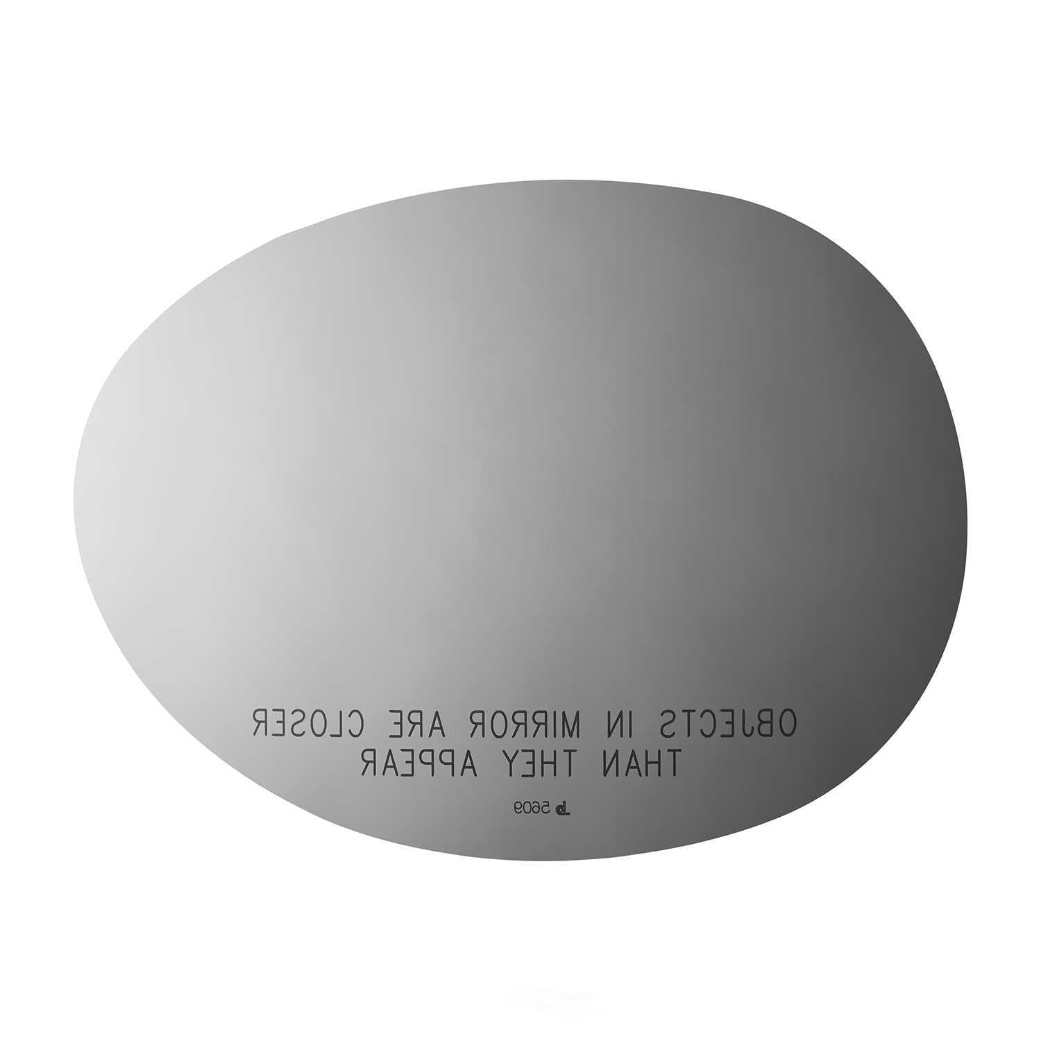 Burco Side View Mirror Replacement Glass - Clear Glass - 5609