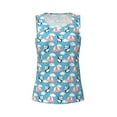 thumbnail image 5 of Goofa Panda Flying in the Sky Printed Womens Workout Tops for Women Sleeveless Yoga Shirts Athletic Running Tank Tops Sleeveless Gym Clothes Workout Apparel-XX-Large, 5 of 9