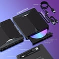 thumbnail image 4 of OUSITAID External CD/DVD Drive For Laptop  7 In 1 USB 3.0 DVD Player Portable CD/DVD Burner  CD ROM External DVD Drive For Laptop Compatible With Laptop Desktop PC Windows 11/10/8/7 Linux, 4 of 7