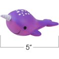thumbnail image 5 of ArtCreativity Squeezy Narwhals – Set of 4 Scented Slow-Rising Squishy Stress Relief Toys for Kids Ages 3+, Collectible Pastel Narwhal Figures, 5 of 7