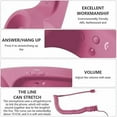 thumbnail image 5 of Retro Phone Handset for iPhone & Android, Vintage 90s Style Cell Phone Receiver with Microphone & 3.5mm Connection, Photo Prop, 5 of 7