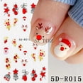 thumbnail image 4 of Pegatinas de Luz Navideña en relieve 5D para decoración de uñas, bolas de alce de Papá Noel rojo, deslizadores para manicura, GL5D-R013 de Navidad, 2023, 4 of 4