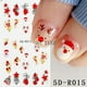 thumbnail image 4 of Pegatinas de Luz Navideña en relieve 5D para decoración de uñas, bolas de alce de Papá Noel rojo, deslizadores para manicura, GL5D-R013 de Navidad, 2023, 4 of 4