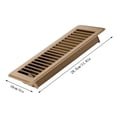 thumbnail image 3 of Durable Floor Ventilation Grille Enhanced Airflow Design for Basements Garages Workshops Easy Installation Cleaning Supply, 3 of 6