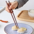 thumbnail image 2 of Japanese-style Solid Wood Cherry Chopsticks Household High-grade Wooden Non-slip Chopsticks Pointed Wooden Chopsticks, 2 of 10
