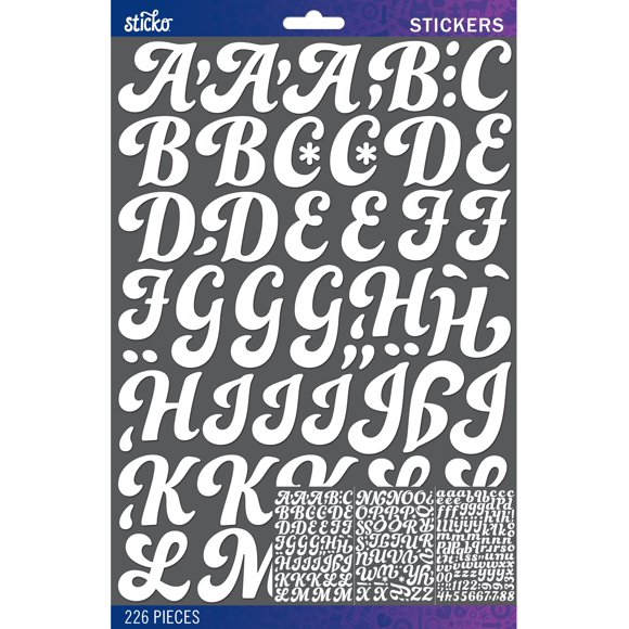 Extra Large Alphabet Stickers