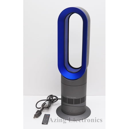USED Dyson AM09 Hot + Cool Jet Focus Fan Heater - Iron Blue