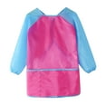 thumbnail image 4 of Rongfmy Children Painting Apron Washable Bib Paint Smock for Drawing Cooking Feeding B, 4 of 9