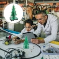 thumbnail image 4 of Kit de árbol de Navidad LED de tres colores, bricolaje, piezas electrónicas, circuito de destello colorido 3D sin baterías, 4 of 7