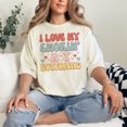 thumbnail image 2 of I Love My Smokin' Hot Boyfriend, Retro Valentines Day, Ivory Comfort Colors T-Shirt, Large, 2 of 3