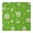 Green Daisy Flower, variant on Beige Daisy Flower White Blooms Pattern Square Fitted Tablecloth with Elastic Edge,Square Table Cover,Washable Elastic Table Cover for Home Kitchen Party Decor 34"x34"