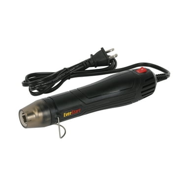 Everstart Handheld Heat Gun, 120 V, 240 W, Black, New