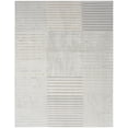 thumbnail image 2 of Inspire Me! Home Décor Brushstrokes Striped Silver Grey 9' x 12' Area Rug (9x12), 2 of 8