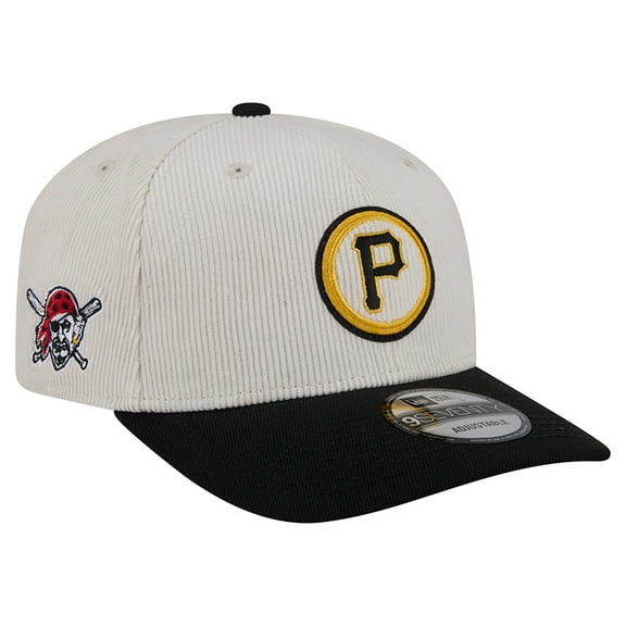 Men's New Era  Cream Pittsburgh Pirates Loyal 9SEVENTY Adjustable Hat