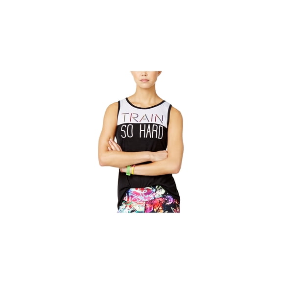 Material Girl - Camiseta sin mangas para mujer, color negro, pequeña