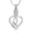 Custmoize, variant on Crystal Urn Necklace for Human Ashes Heart With Birthstone Memorial Urn Cremation Jewelry Ash Necklace for Women