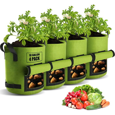 1/2/4pcs Garden sweet potato potato planting bag grow bag plant bag ...