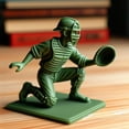 thumbnail image 5 of Baseball Soldier.Baseball Soldier Figurines Classic Toy Pitcher. Catcher, 5 of 8