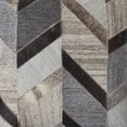 thumbnail image 4 of Ox Bay Faye Gray/Brown Geometric Wool Blend Adult Decorative Throw Pillow, 4 of 6