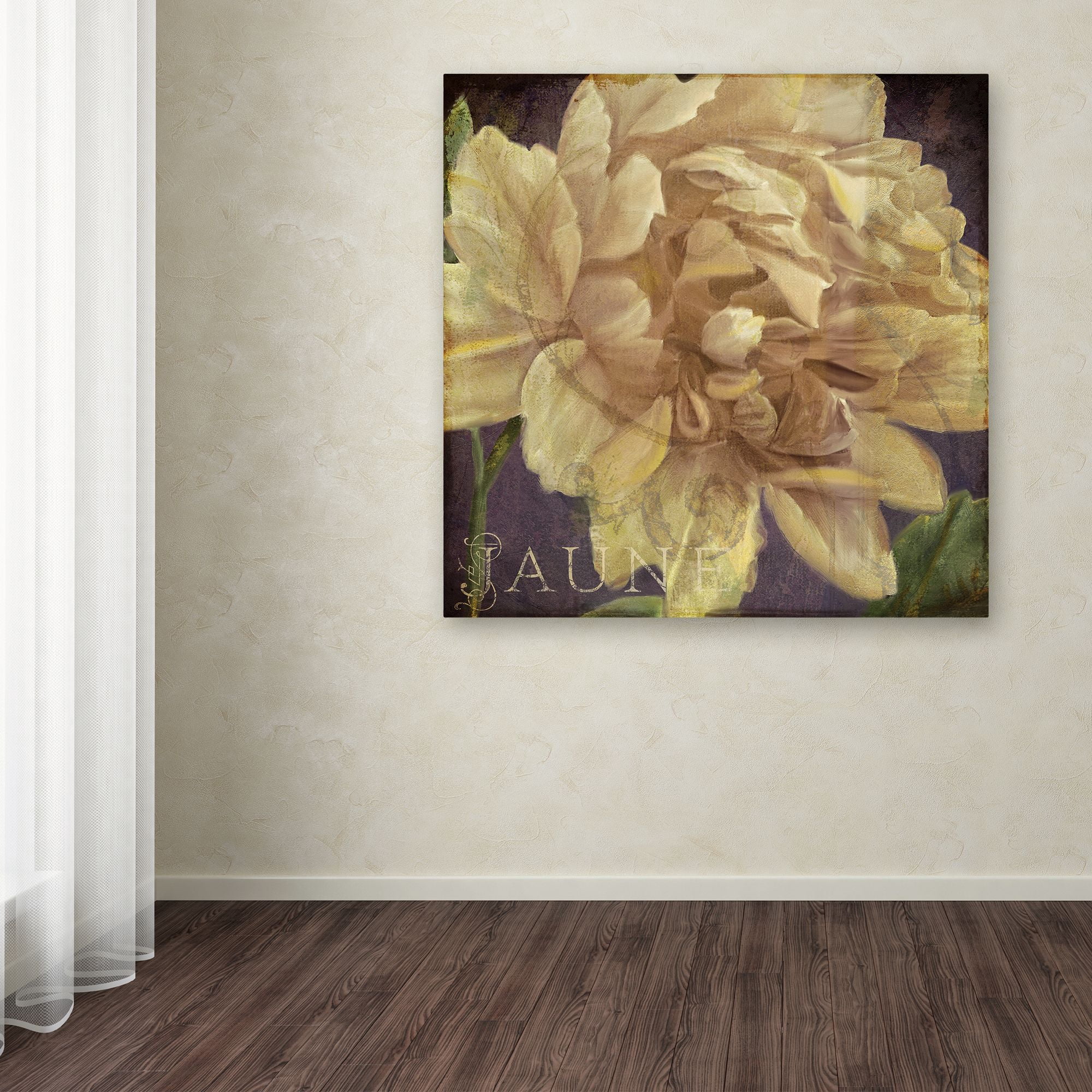 Trademark Fine Art "Jaune" Canvas Art by Color Bakery