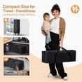 thumbnail image 3 of 4 in 1 Pack and Play Bassinet, Easy Folding Travel Crib with Music Mobile for Infant Toddlers, 3 of 8