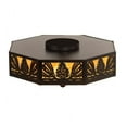 thumbnail image 5 of Meyda Tiffany 202202 Pinecone 4 Light 16" Wide Flush Mount Ceiling Fixture - Solar Black, 5 of 5