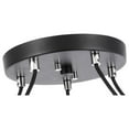 thumbnail image 4 of Woodbridge Lighting Christina 5-Light Metal Steel Chandelier in Chrome/Bronze, 4 of 4