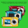 thumbnail image 3 of Waterproof Camera 1080P Full HD 30MP Underwater Camera 10 FT 16X Zoom Waterproof Digital Camera Self-Timer Dual Screens Underwater Camera for Snorkeling and Travel, 3 of 8