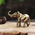 thumbnail image 2 of bestolf Mini Elephant Ornament Solid Alloy Elephant Figurine Desktop Elephant Statue for Home Office Desk Decor, 2 of 8