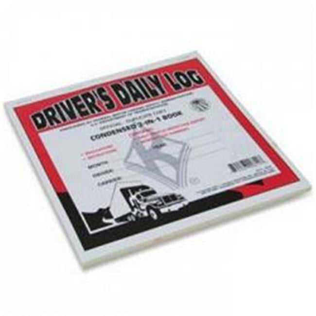 LOT OF 10 JJ KELLER 601L Driver's Daily Log Book W/ Vehicle Inspection Carbon 